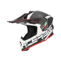 CASCO ACERBIS STEEL CARBON 2206 NERO ROSSO | ACERBIS