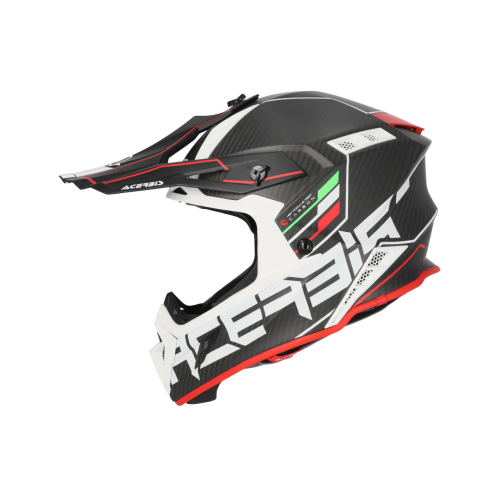 CASCO ACERBIS STEEL CARBON 2206 NERO ROSSO | ACERBIS