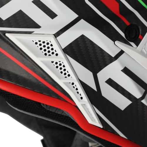 CASCO ACERBIS STEEL CARBON 2206 NERO ROSSO | ACERBIS