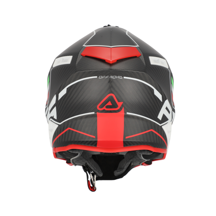 CASCO ACERBIS STEEL CARBON 2206 NERO ROSSO | ACERBIS