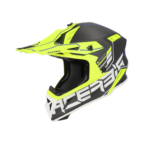 CASCO ACERBIS STEEL CARBON 2206 NERO GIALLO FLUO | ACERBIS