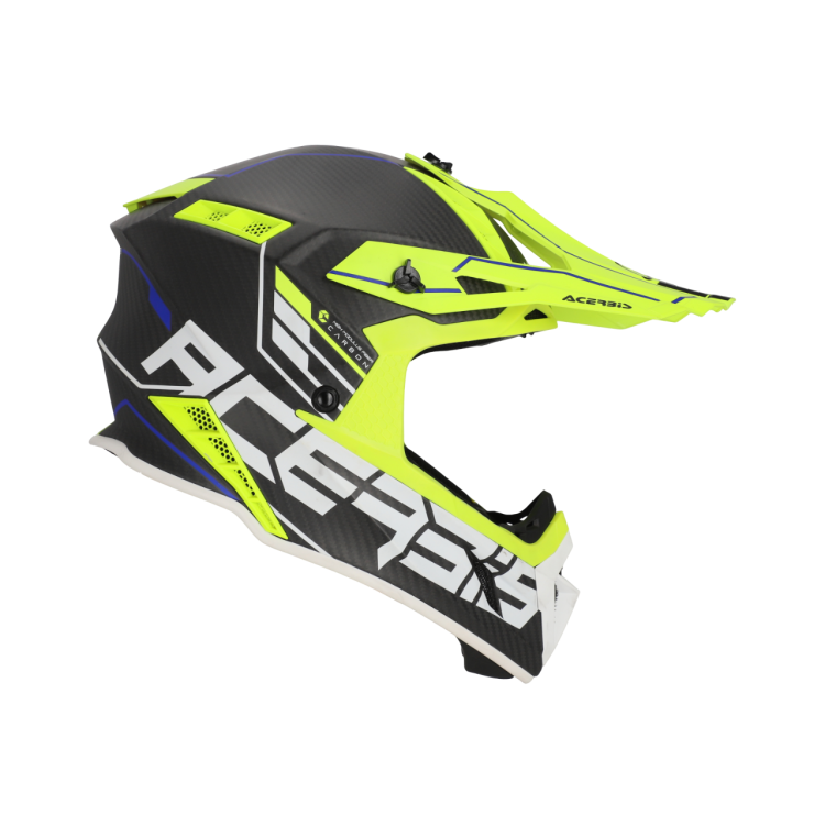 CASCO ACERBIS STEEL CARBON 2206 NERO GIALLO FLUO | ACERBIS