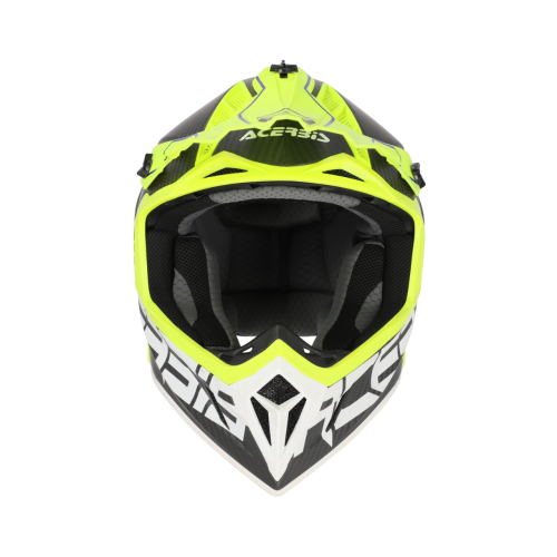 CASCO ACERBIS STEEL CARBON 2206 NERO GIALLO FLUO | ACERBIS