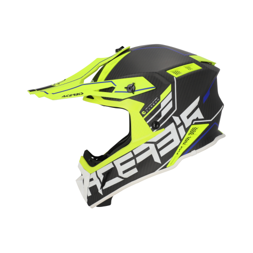 CASCO ACERBIS STEEL CARBON 2206 NERO GIALLO FLUO | ACERBIS