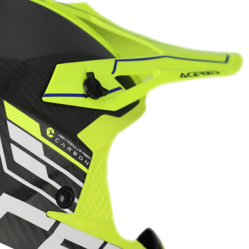 CASCO ACERBIS STEEL CARBON 2206 NERO GIALLO FLUO | ACERBIS