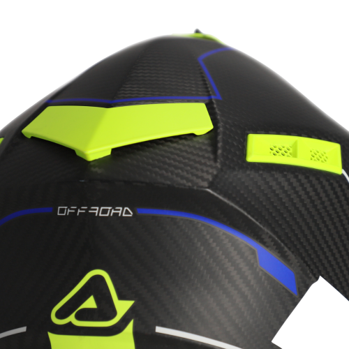 CASCO ACERBIS STEEL CARBON 2206 NERO GIALLO FLUO | ACERBIS