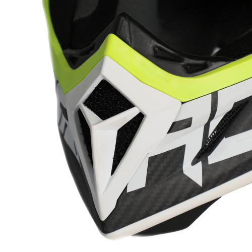 CASCO ACERBIS STEEL CARBON 2206 NERO GIALLO FLUO | ACERBIS