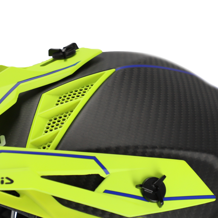 CASCO ACERBIS STEEL CARBON 2206 NERO GIALLO FLUO | ACERBIS
