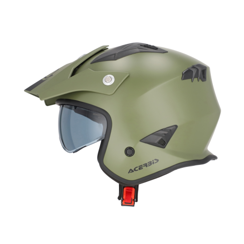 CASCO ACERBIS JET ARIA 2206 VERDE MILITARE | ACERBIS