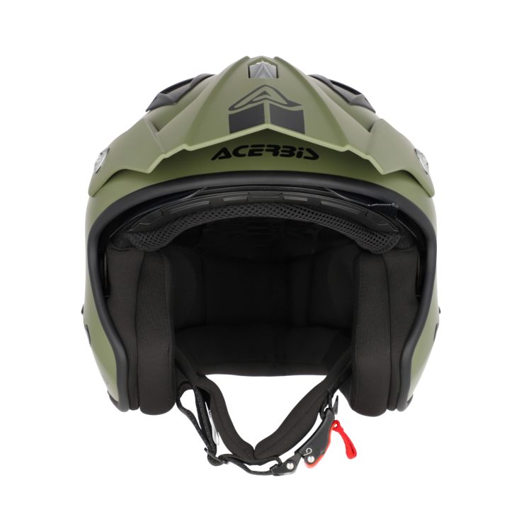 CASCO ACERBIS JET ARIA 2206 VERDE MILITARE | ACERBIS