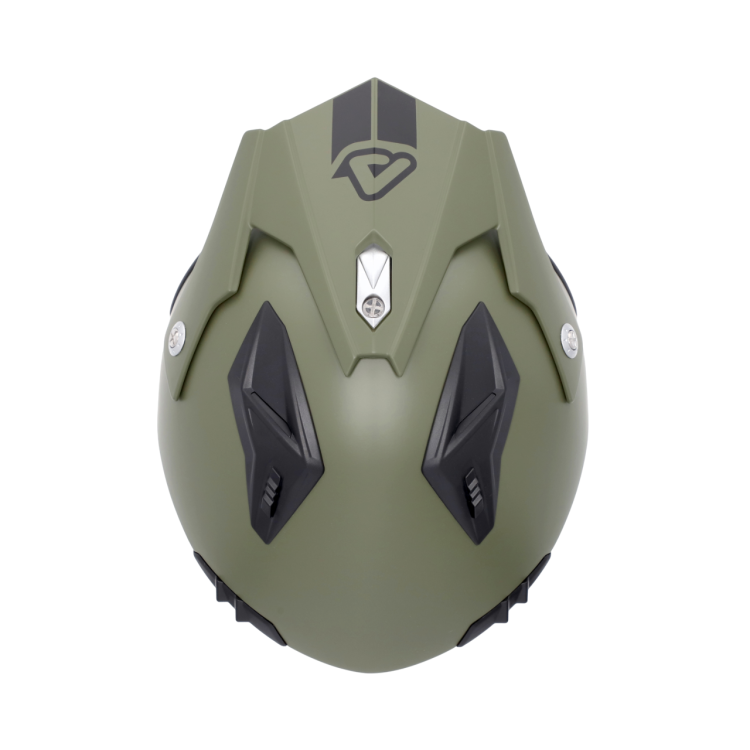CASCO ACERBIS JET ARIA 2206 VERDE MILITARE | ACERBIS