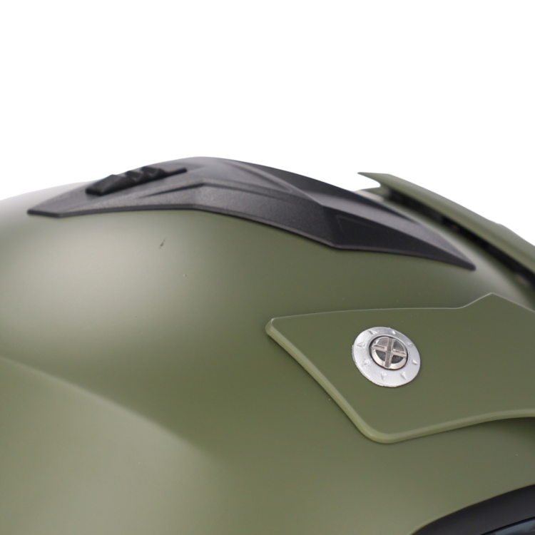 CASCO ACERBIS JET ARIA 2206 VERDE MILITARE | ACERBIS