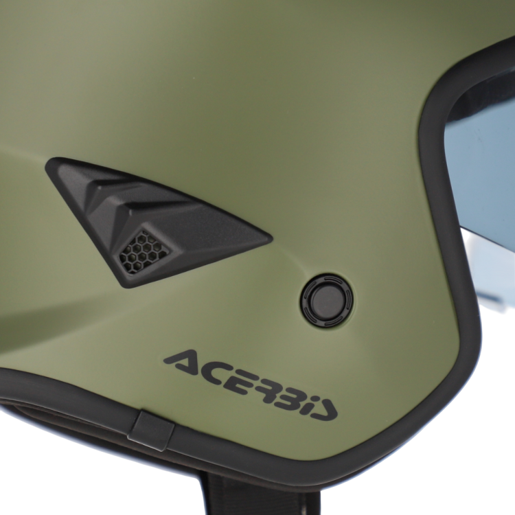 CASCO ACERBIS JET ARIA 2206 VERDE MILITARE | ACERBIS