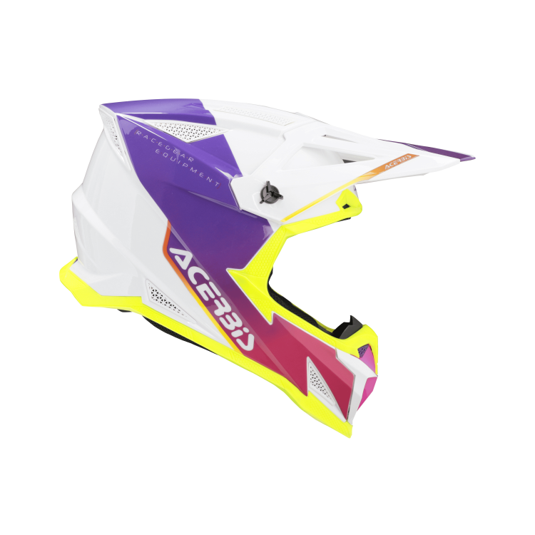 CASCO ACERBIS T711 BIANCO VIOLA | ACERBIS