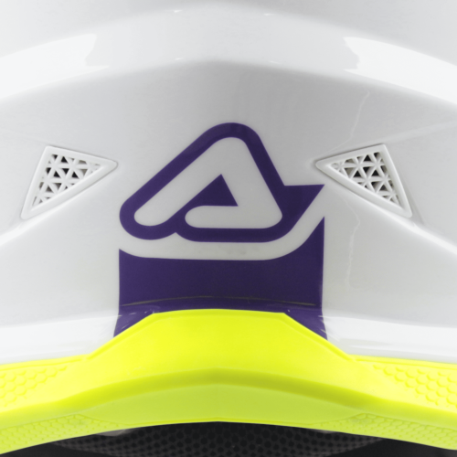 CASCO ACERBIS T711 BIANCO VIOLA | ACERBIS