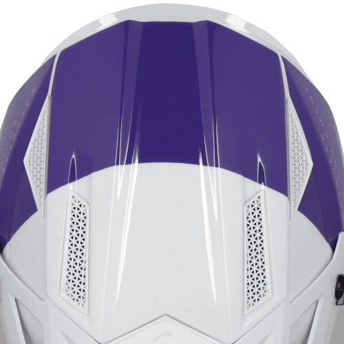 CASCO ACERBIS T711 BIANCO VIOLA | ACERBIS