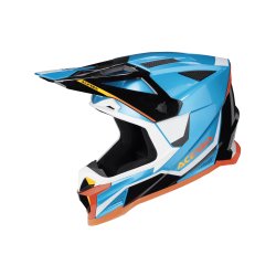 CASCO ACERBIS T711 AZZURRO BIANCO | ACERBIS