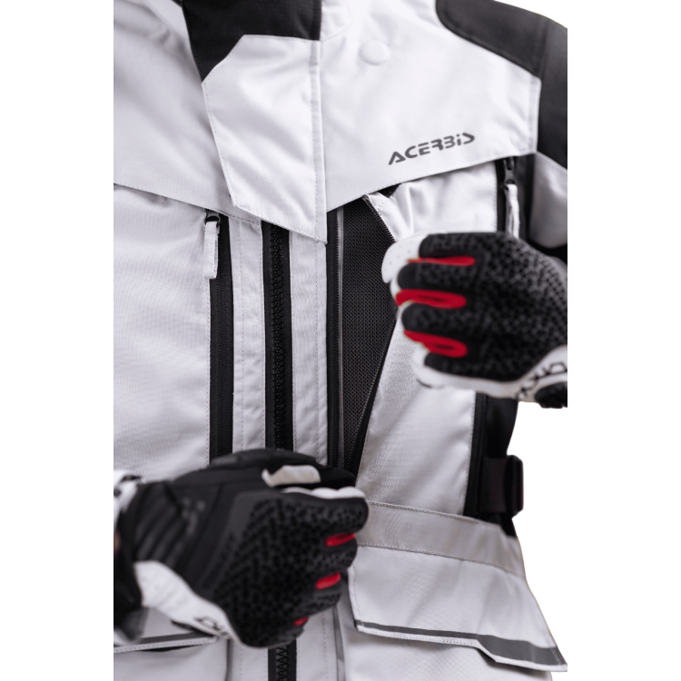 GIACCA ACERBIS CE X-ROVER GRIGIO ROSSO | ACERBIS