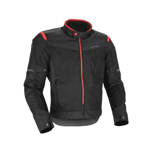 GIACCA ACERBIS CE RAMSEY VENTED 2.0 NERO ROSSO | ACERBIS