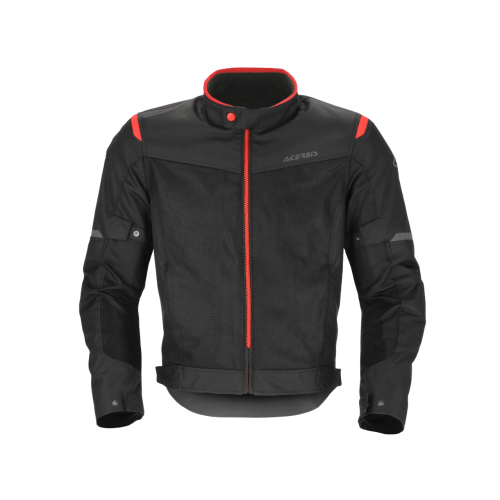 GIACCA ACERBIS CE RAMSEY VENTED 2.0 NERO ROSSO | ACERBIS
