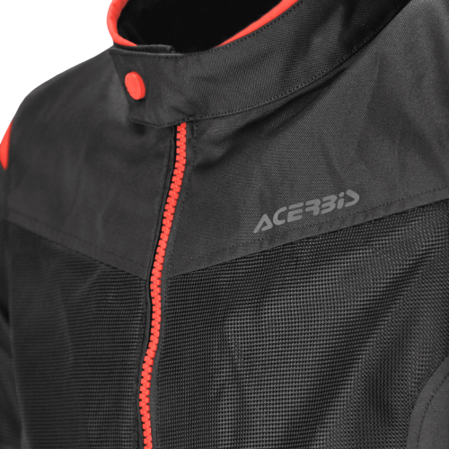 GIACCA ACERBIS CE RAMSEY VENTED 2.0 NERO ROSSO | ACERBIS