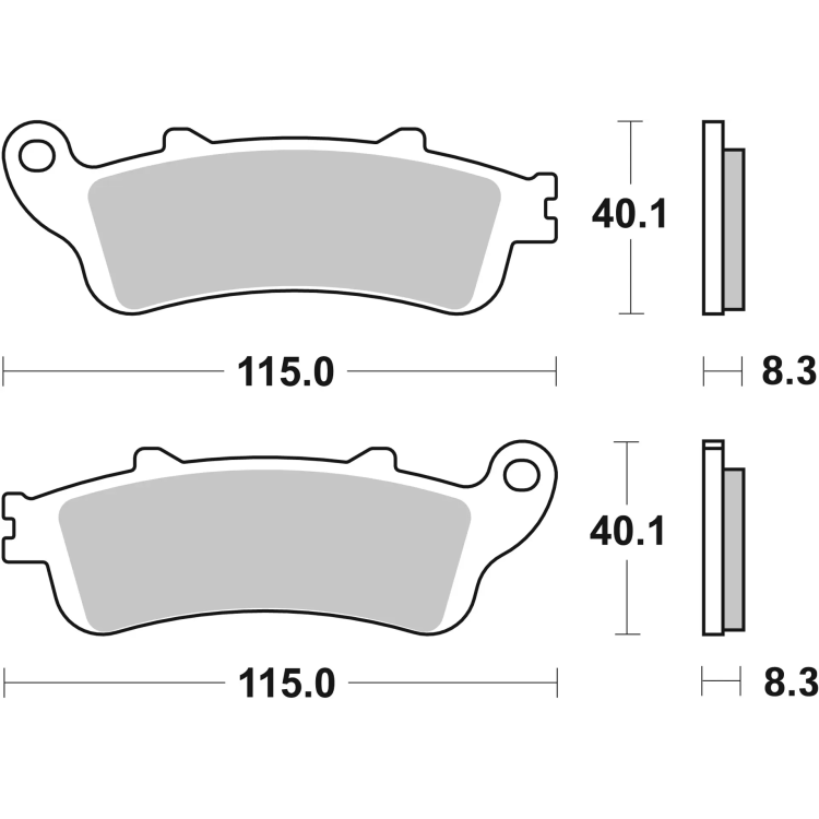 Pastiglia Brembo 07HO4308