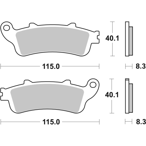 Pastiglia Brembo 07HO4308