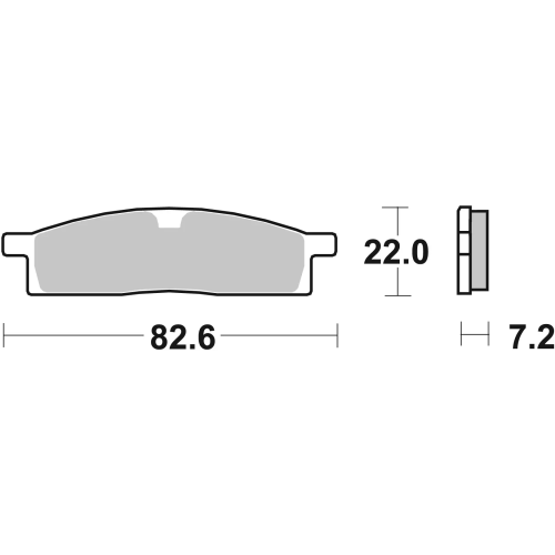 Pastiglia Brembo 07YA16SX