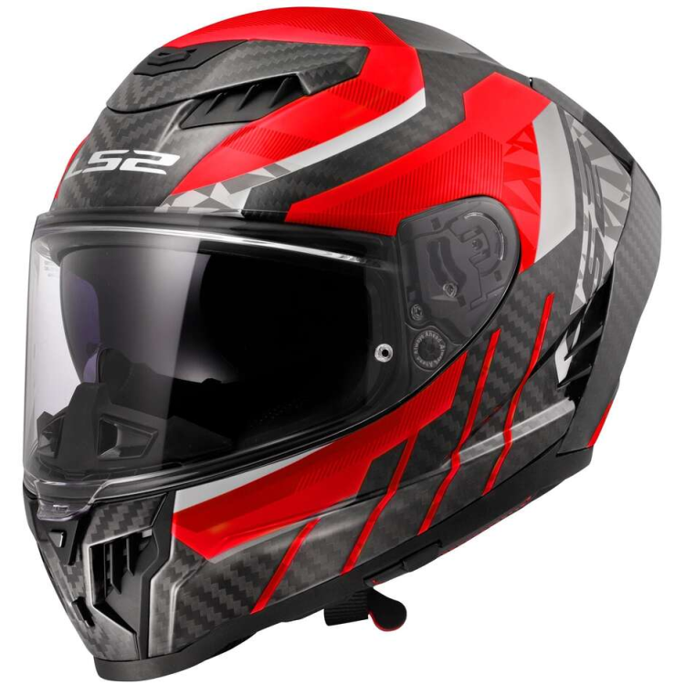 CASCO LS2 FF807 DRAGON TRAX RED | LS2