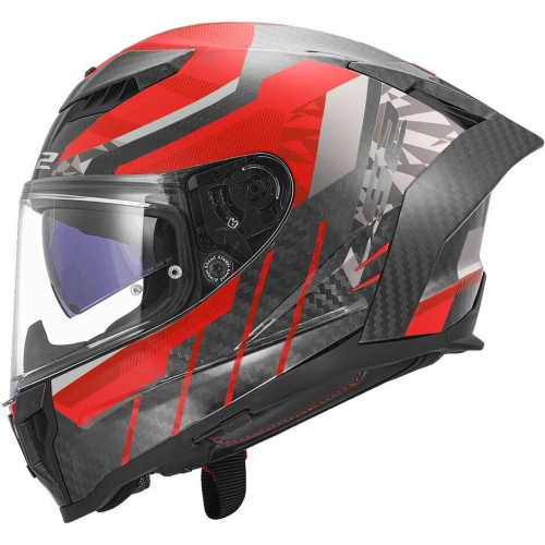 CASCO LS2 FF807 DRAGON TRAX RED | LS2