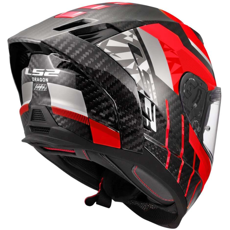 CASCO LS2 FF807 DRAGON TRAX RED | LS2