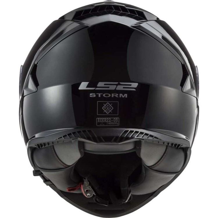 CASCO LS2 FF800 STORM SOLID GLOSS BLACK  | LS2