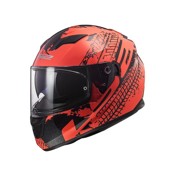CASCO INTEGRALE LS2 FF320 STREAM EVO LAVA FLUO ORANGE BLACK | LS2