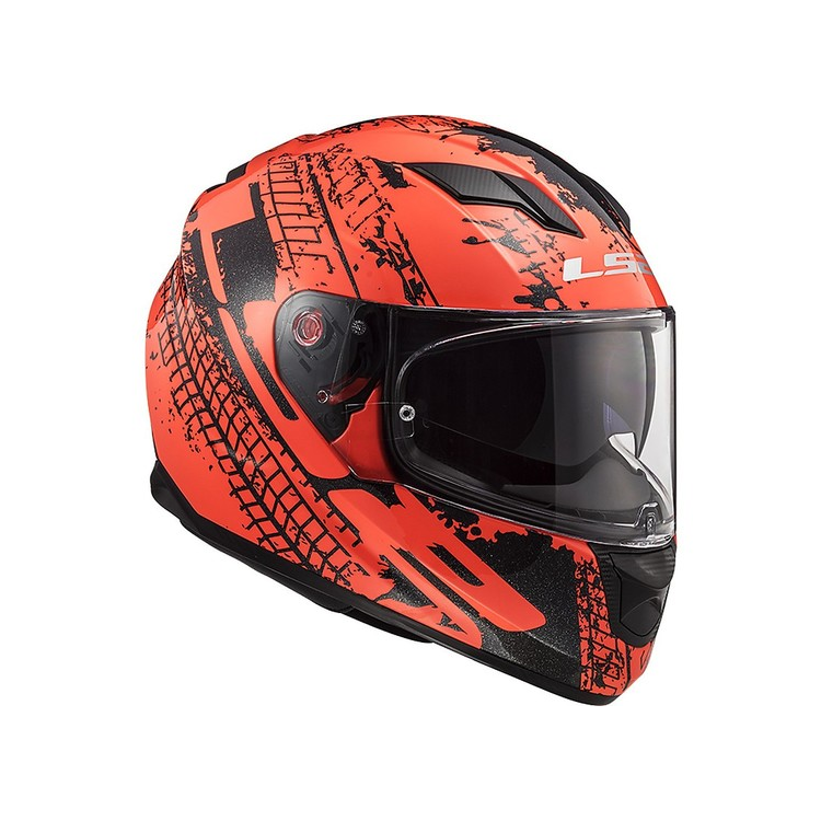 CASCO INTEGRALE LS2 FF320 STREAM EVO LAVA FLUO ORANGE BLACK | LS2