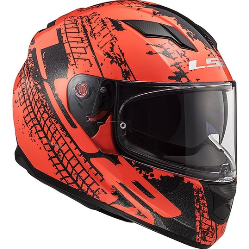 CASCO INTEGRALE LS2 FF320 STREAM EVO LAVA FLUO ORANGE BLACK | LS2