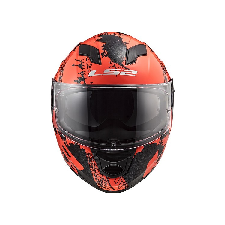 CASCO INTEGRALE LS2 FF320 STREAM EVO LAVA FLUO ORANGE BLACK | LS2