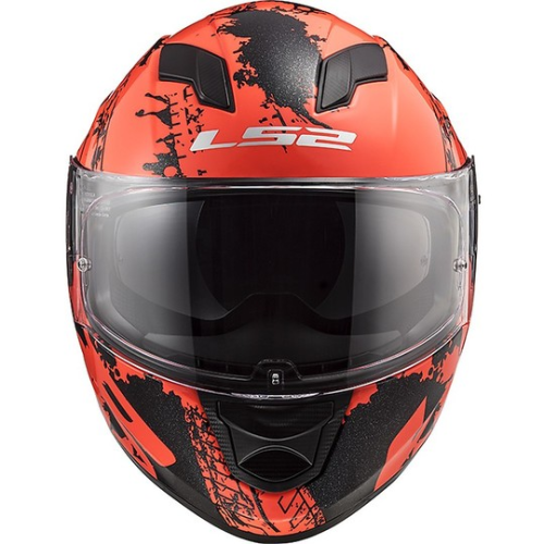 CASCO INTEGRALE LS2 FF320 STREAM EVO LAVA FLUO ORANGE BLACK | LS2