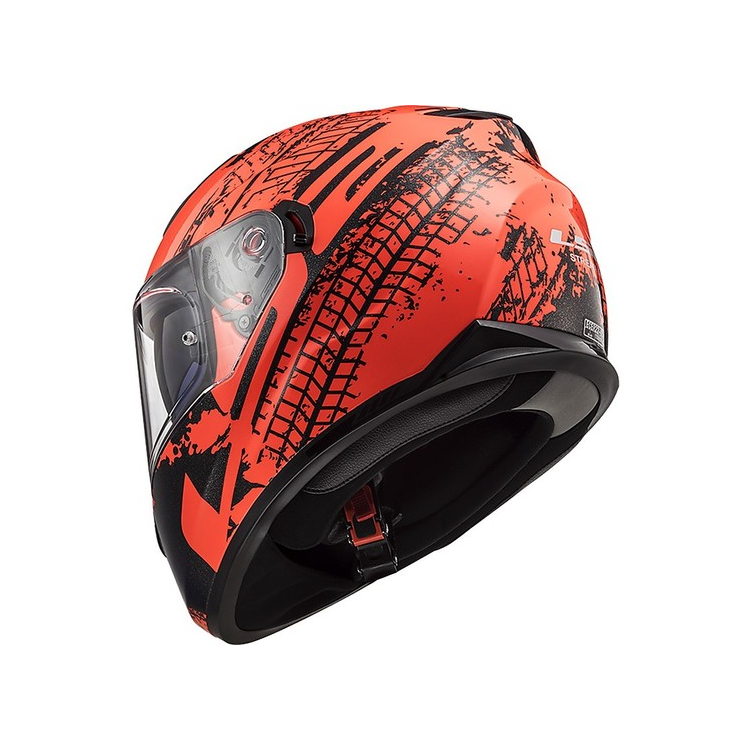 CASCO INTEGRALE LS2 FF320 STREAM EVO LAVA FLUO ORANGE BLACK | LS2