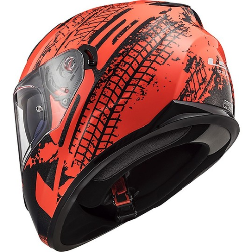 CASCO INTEGRALE LS2 FF320 STREAM EVO LAVA FLUO ORANGE BLACK | LS2