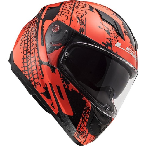 CASCO INTEGRALE LS2 FF320 STREAM EVO LAVA FLUO ORANGE BLACK | LS2