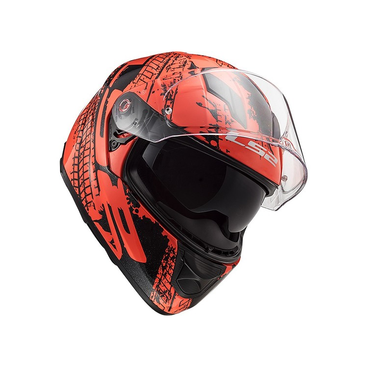 CASCO INTEGRALE LS2 FF320 STREAM EVO LAVA FLUO ORANGE BLACK | LS2