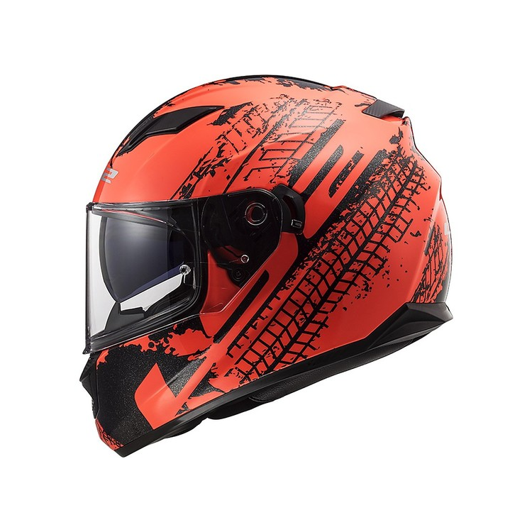 CASCO INTEGRALE LS2 FF320 STREAM EVO LAVA FLUO ORANGE BLACK | LS2