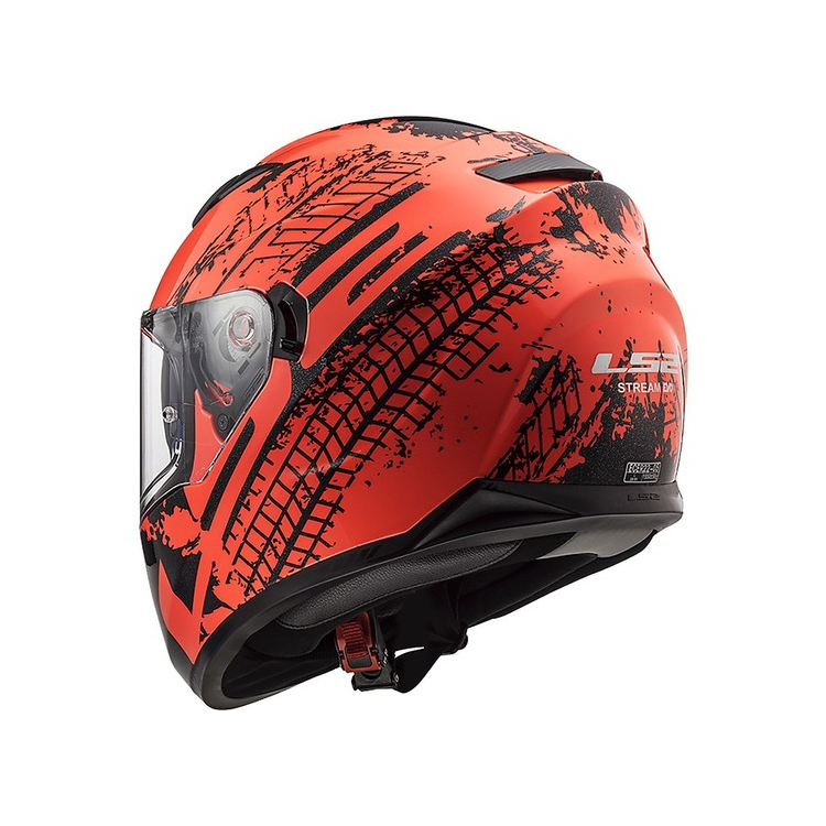CASCO INTEGRALE LS2 FF320 STREAM EVO LAVA FLUO ORANGE BLACK | LS2