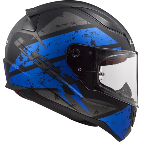 CASCO INTEGRALE LS2 FF353 RAPID DEADBOLT MATT BLACK BLUE  | LS2