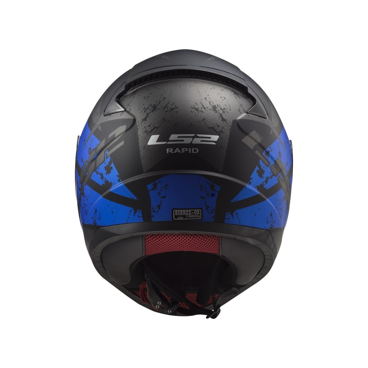 CASCO INTEGRALE LS2 FF353 RAPID DEADBOLT MATT BLACK BLUE  | LS2