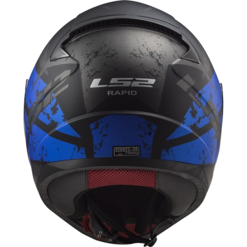 CASCO INTEGRALE LS2 FF353 RAPID DEADBOLT MATT BLACK BLUE  | LS2