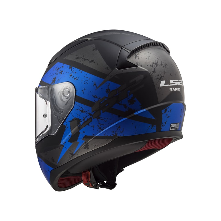 CASCO INTEGRALE LS2 FF353 RAPID DEADBOLT MATT BLACK BLUE  | LS2