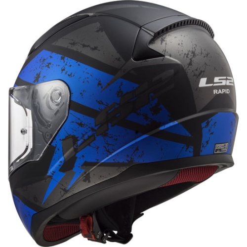 CASCO INTEGRALE LS2 FF353 RAPID DEADBOLT MATT BLACK BLUE  | LS2