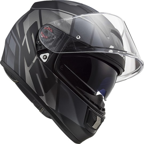CASCO INTEGRALE LS2 FF397 VECTOR FT2 KRIPTON MATT BLACK TITA | LS2