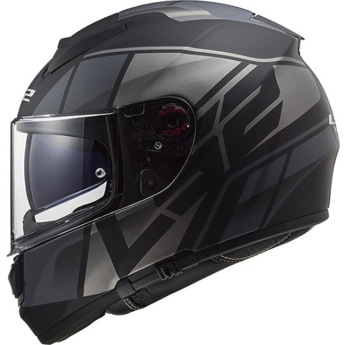 CASCO INTEGRALE LS2 FF397 VECTOR FT2 KRIPTON MATT BLACK TITA | LS2